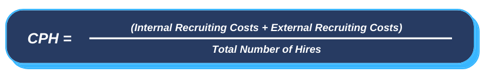 Cost per Hire Formula