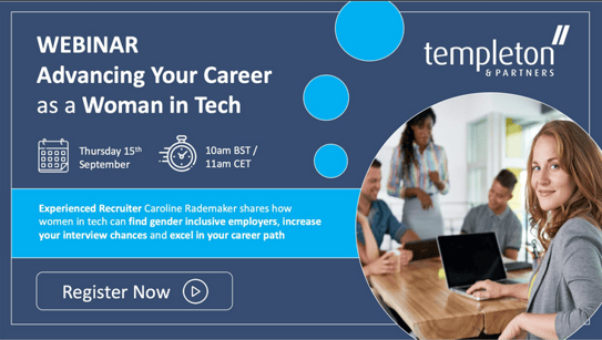 Advancing your career in tech webinar