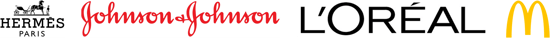 Hermes Johnson & Johnson Loreal McDonalds