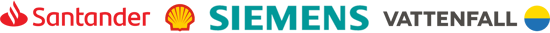 Santander Shell Siemens Vattenfall